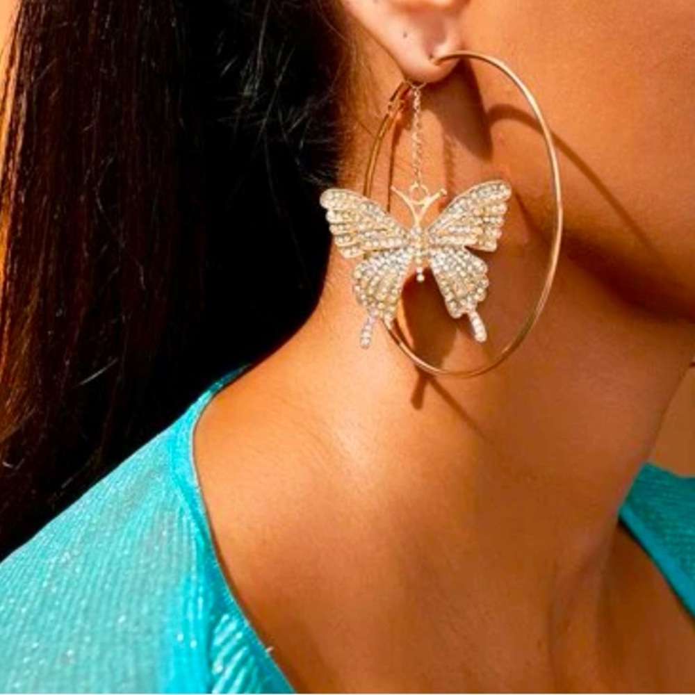butterfly earrings